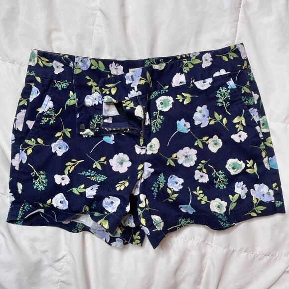 Loft Floral Shorts Spring Summer Size 6 - Picture 1 of 7